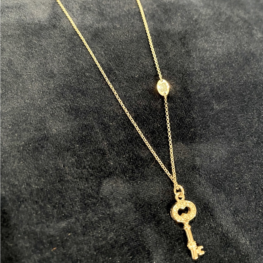 Brighton Silver Key Necklace
